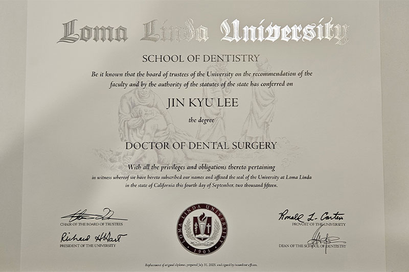 Meet Jin Kyu Lee, DDS in San Bernardino